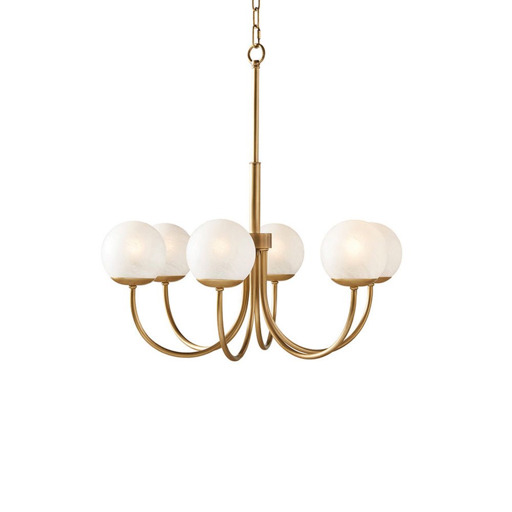 Orillia Glass Chandelier - Elegant Design with Adjustable Height & LED