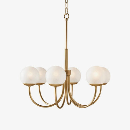 Orillia Glass Chandelier - Elegant Design with Adjustable Height & LED