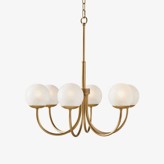 Orillia Glass Chandelier - Elegant Design with Adjustable Height & LED