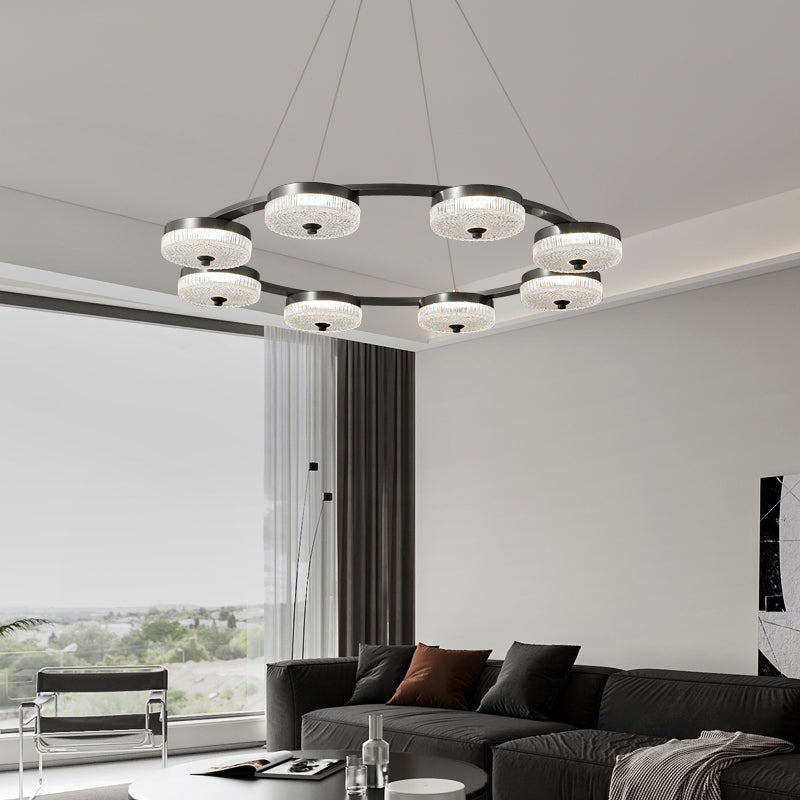Orion Ring Chandelier - Modern Design with Dimmable LED Lights