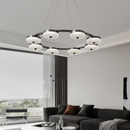 Orion Ring Chandelier - Modern Design with Dimmable LED Lights