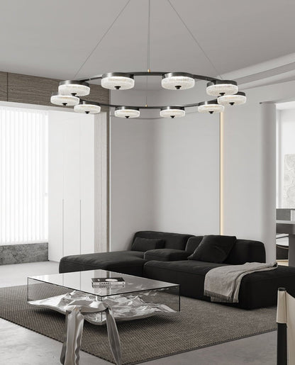 Orion Ring Chandelier - Modern Design with Dimmable LED Lights