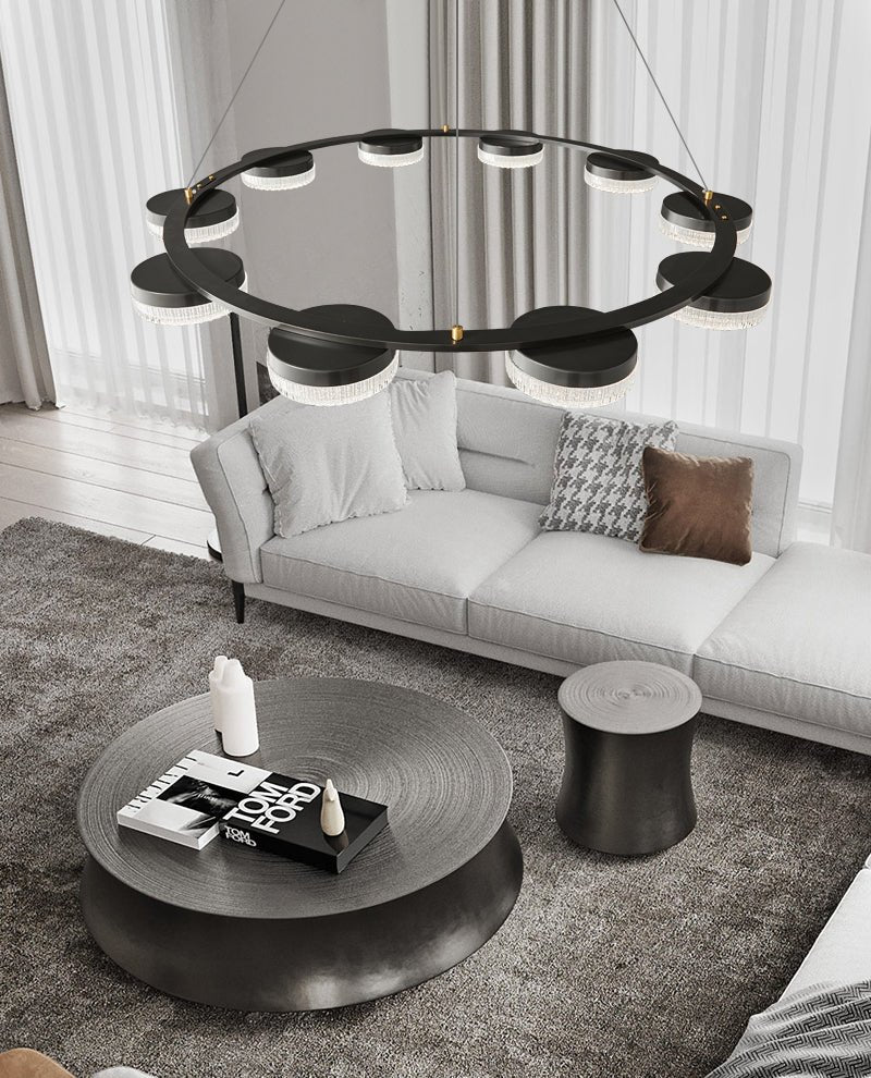 Orion Ring Chandelier - Modern Design with Dimmable LED Lights