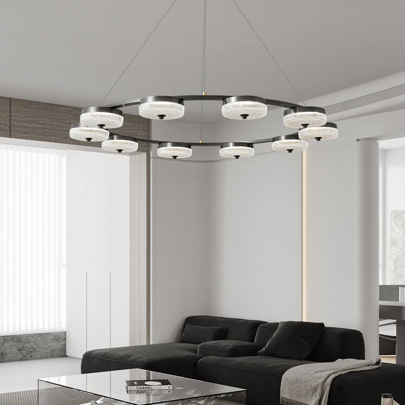 Orion Ring Chandelier - Modern Design with Dimmable LED Lights