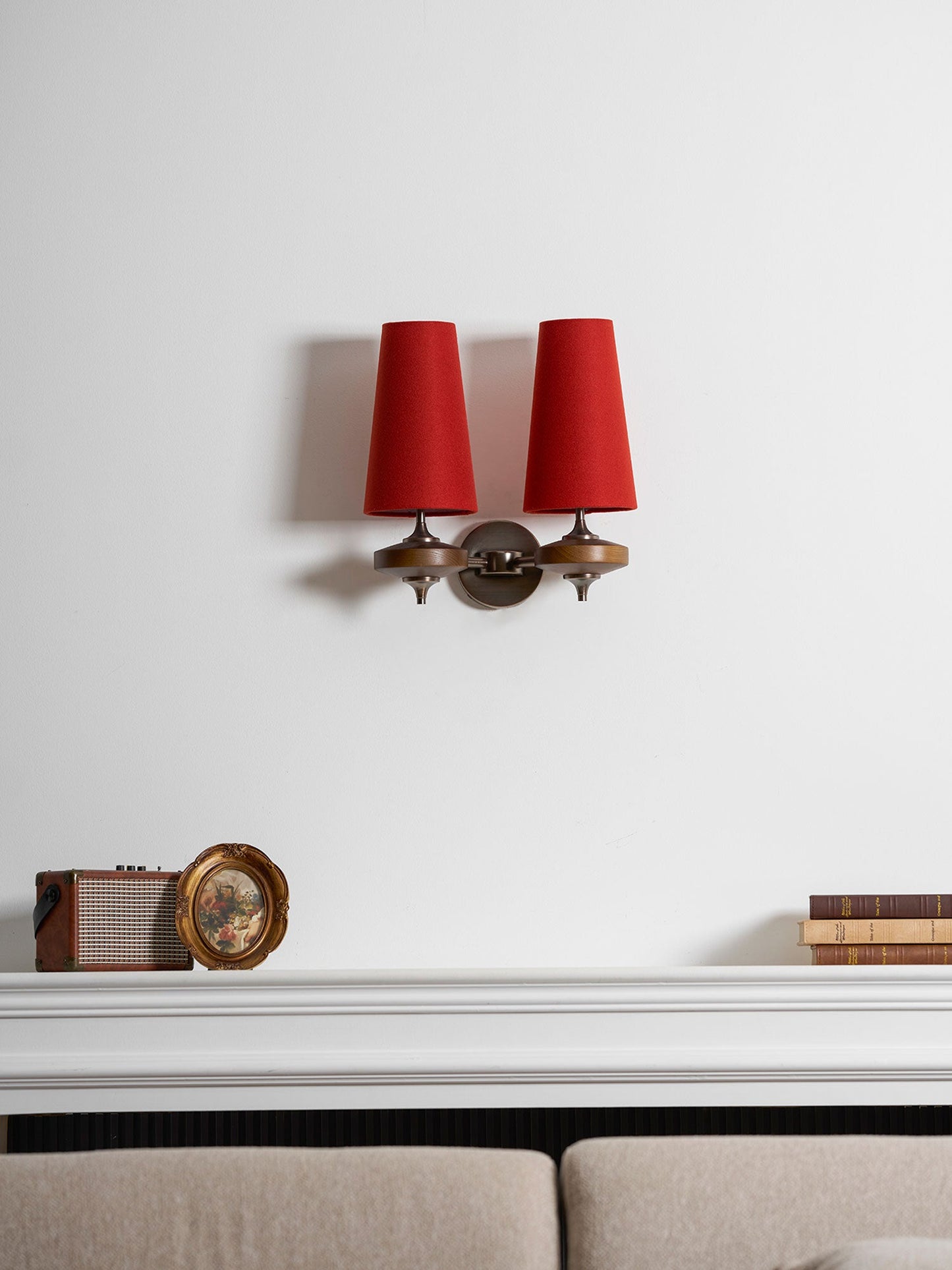 Orlan Twin Shade Wall Sconce - Adjustable Light Direction & Modern Des