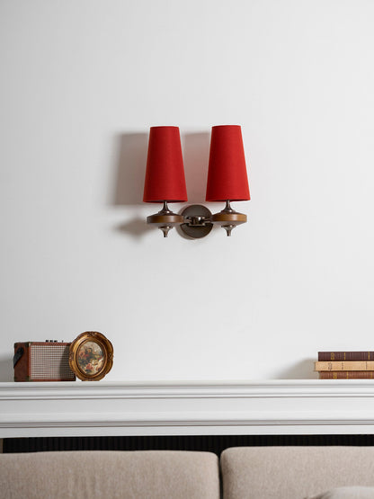 Orlan Twin Shade Wall Sconce - Adjustable Light Direction & Modern Des