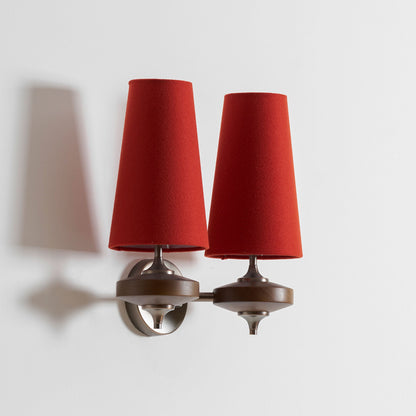 Orlan Twin Shade Wall Sconce - Adjustable Light Direction & Modern Des