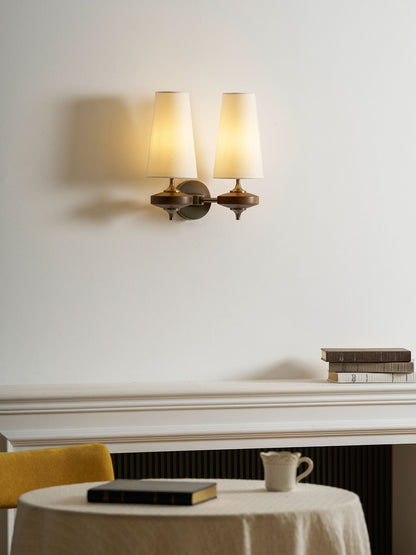 Orlan Twin Shade Wall Sconce - Adjustable Light Direction & Modern Des
