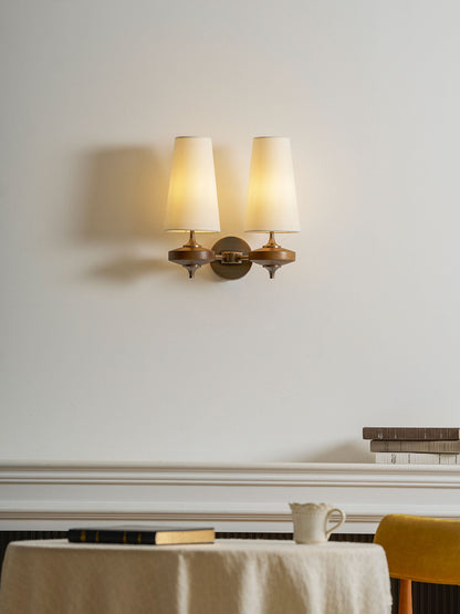 Orlan Twin Shade Wall Sconce - Adjustable Light Direction & Modern Des