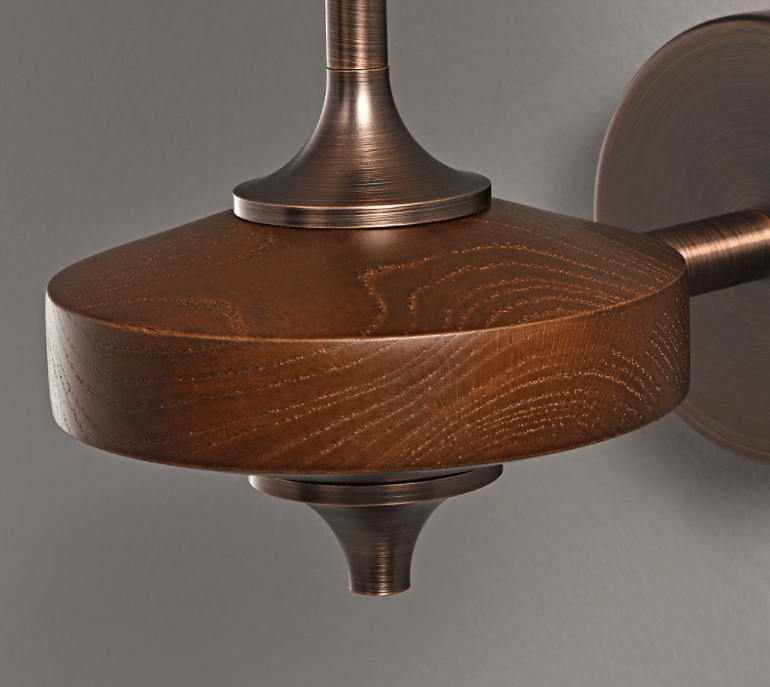 Orlan Twin Shade Wall Sconce - Adjustable Light Direction & Modern Des