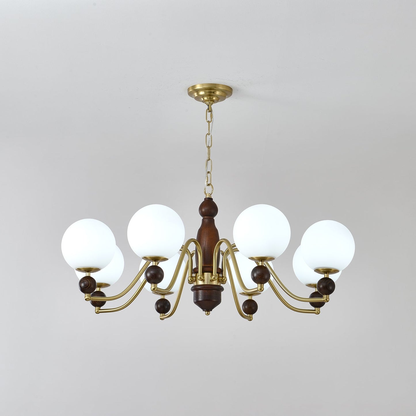 Elegant Ornate Heritage Chandelier - Adjustable Height, Crystal Accent