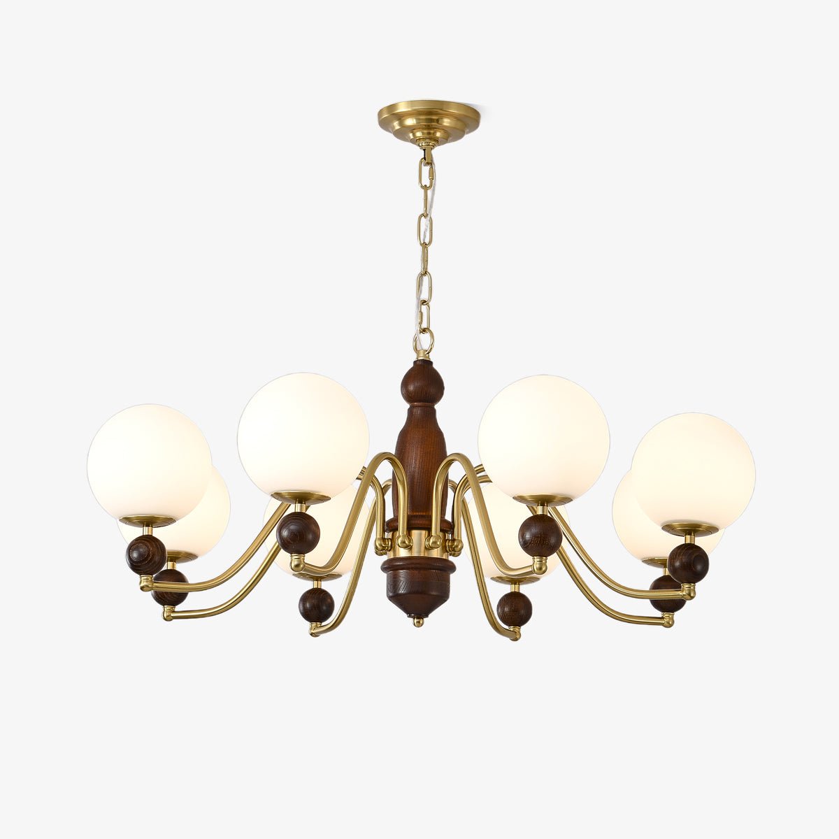 Elegant Ornate Heritage Chandelier - Adjustable Height, Crystal Accent