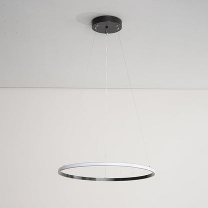 Orrery Rings Chandelier - Adjustable Height, Modern LED Lighting