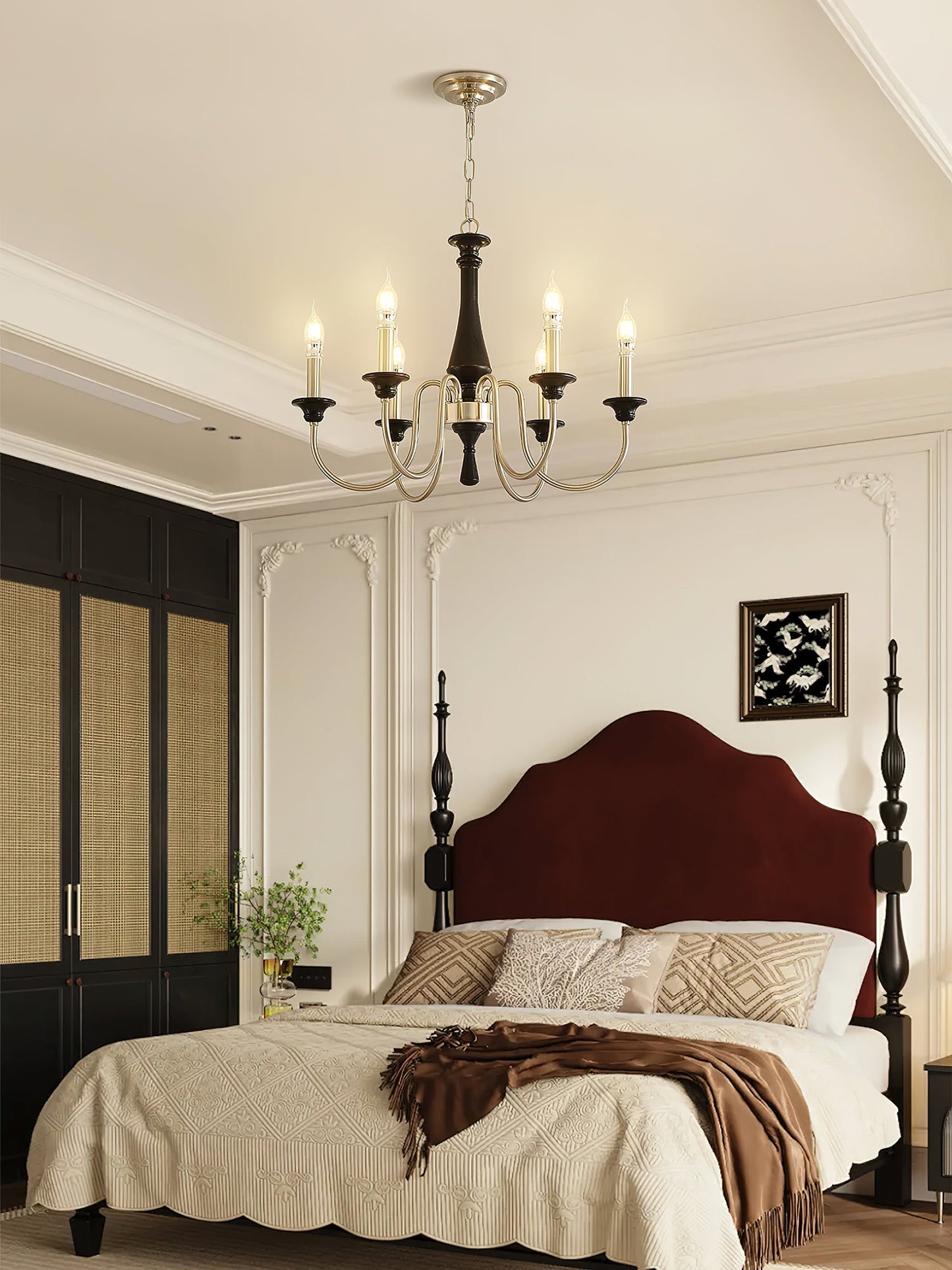 Elegant Crystal Orvella Chandelier with Adjustable Height & Dimmable L