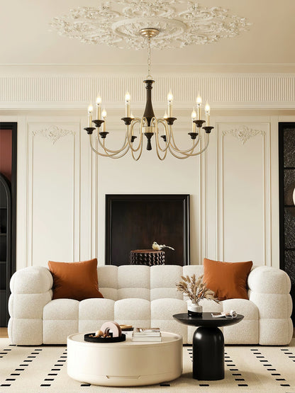 Elegant Crystal Orvella Chandelier with Adjustable Height & Dimmable L