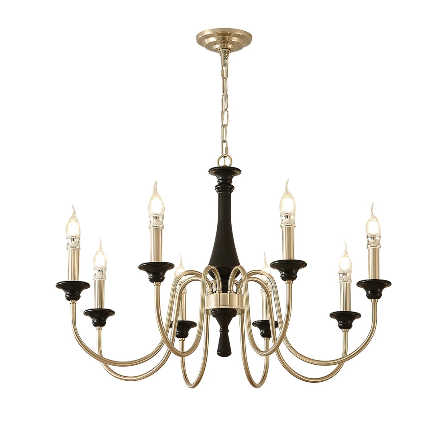 Elegant Crystal Orvella Chandelier with Adjustable Height & Dimmable L