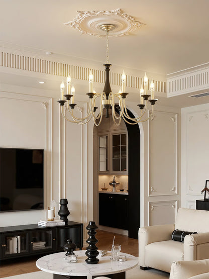 Elegant Crystal Orvella Chandelier with Adjustable Height & Dimmable L