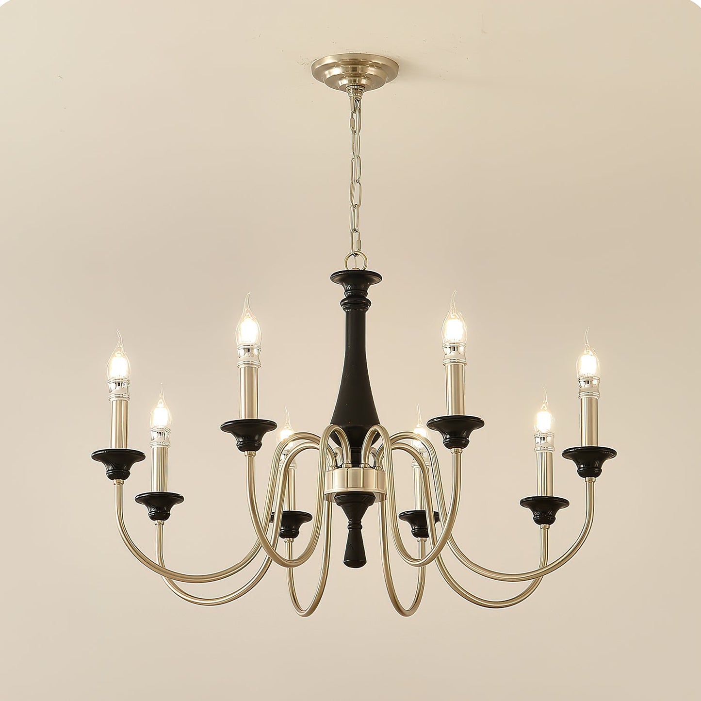 Elegant Crystal Orvella Chandelier with Adjustable Height & Dimmable L