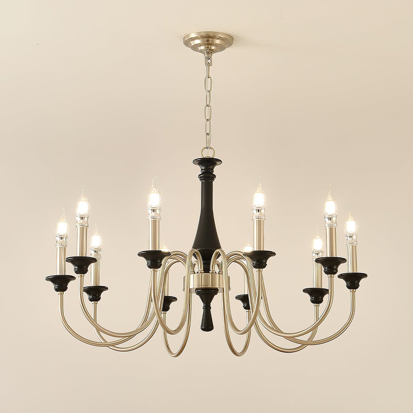 Elegant Crystal Orvella Chandelier with Adjustable Height & Dimmable L
