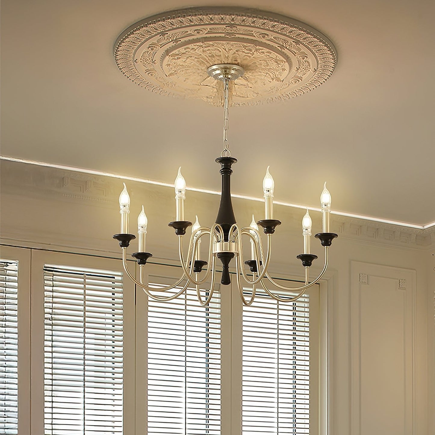 Elegant Crystal Orvella Chandelier with Adjustable Height & Dimmable L