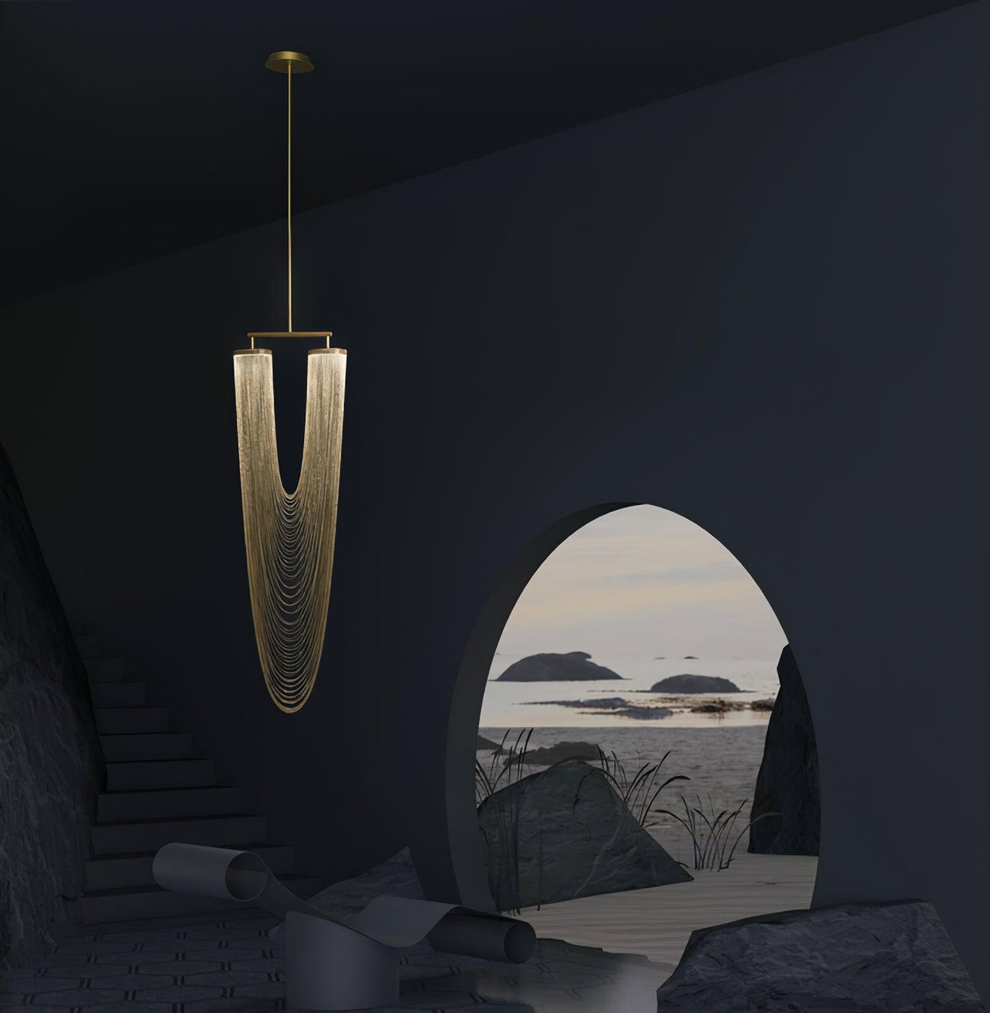 Otero Pendant Light - Adjustable Height, Modern Design for Any Space