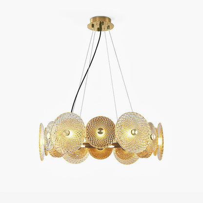 Paige Chandelier - Elegant Crystal Design with Dimmable Lighting Optio