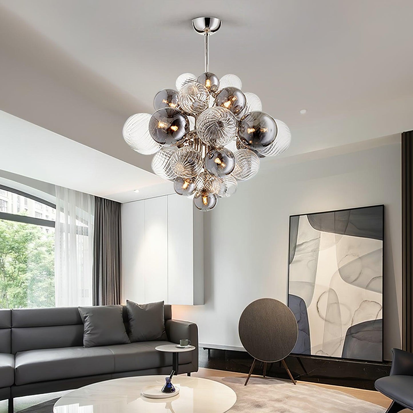 Pallocino Crystal Chandelier - Elegant Design with Adjustable Height