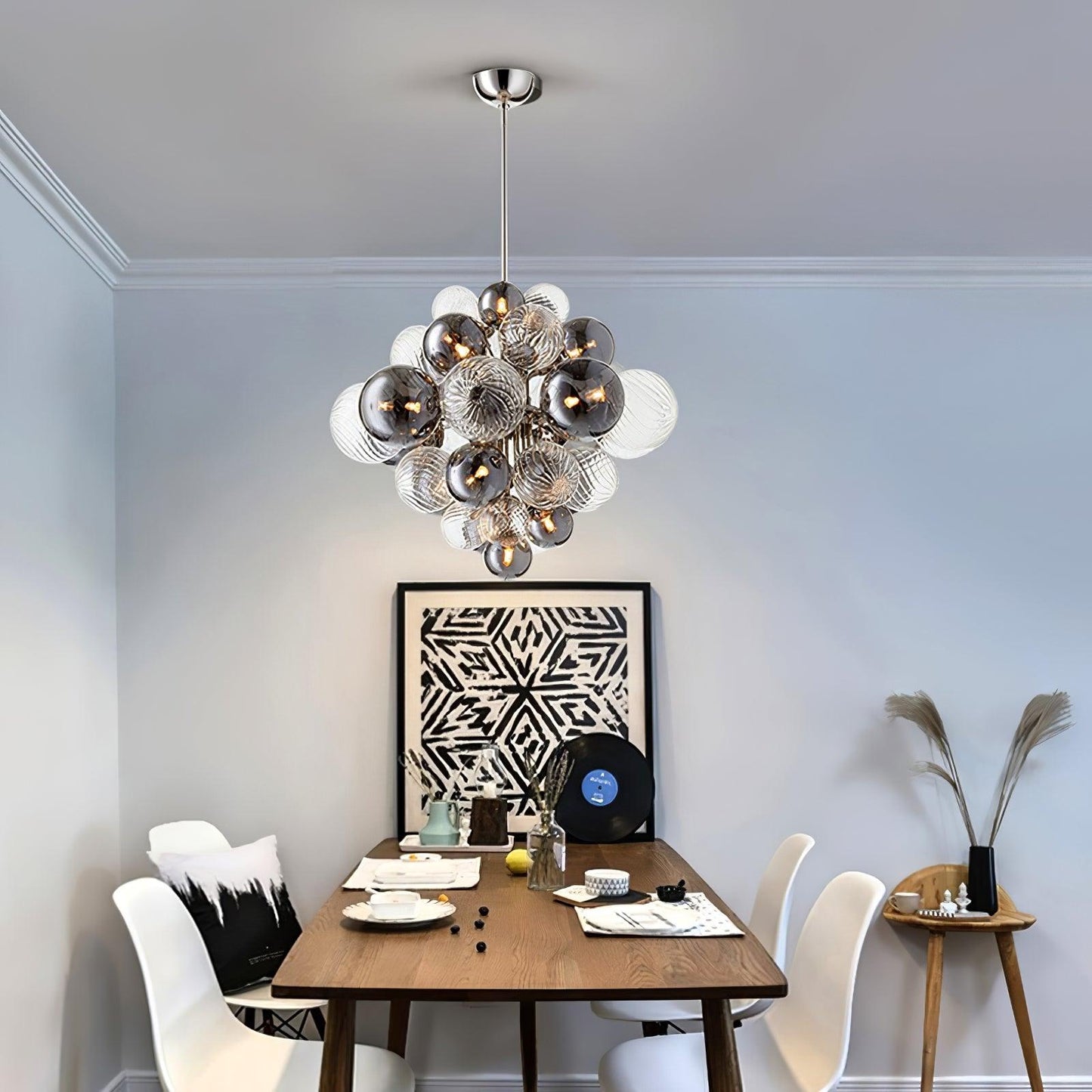 Pallocino Crystal Chandelier - Elegant Design with Adjustable Height