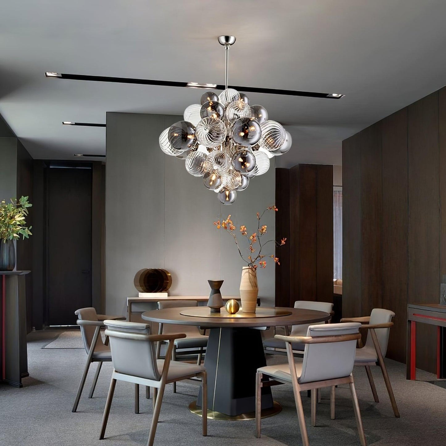 Pallocino Crystal Chandelier - Elegant Design with Adjustable Height