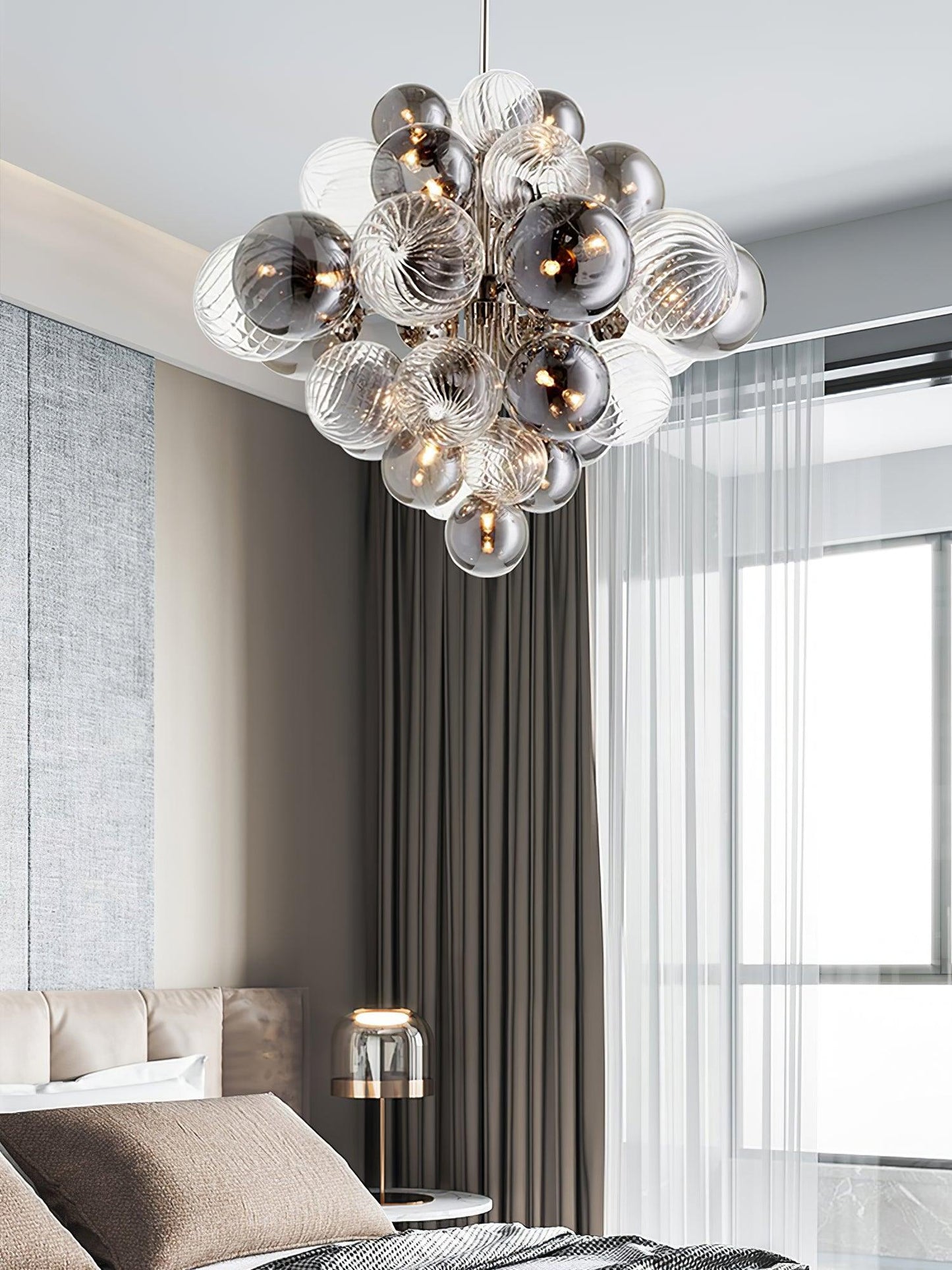 Pallocino Crystal Chandelier - Elegant Design with Adjustable Height
