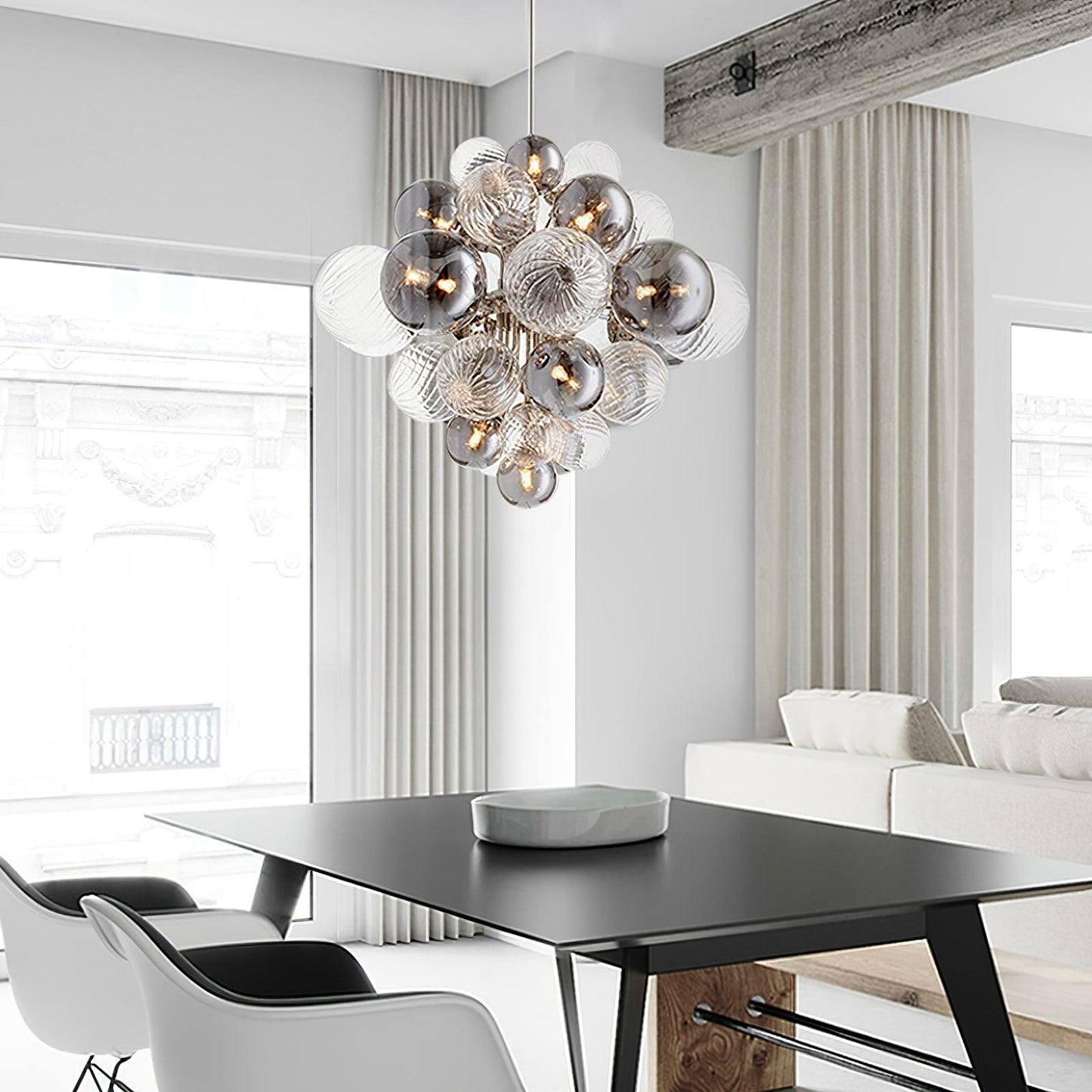 Pallocino Crystal Chandelier - Elegant Design with Adjustable Height