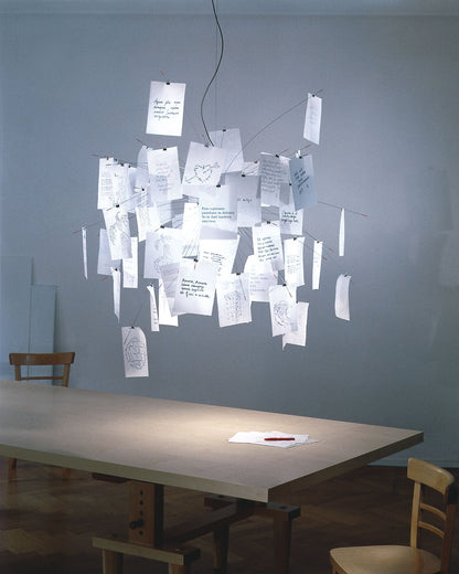 Elegant Paper Chandelier - Lightweight, Eco-Friendly Design, Easy to H