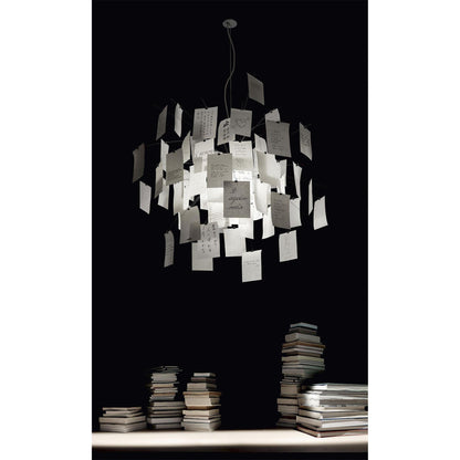 Elegant Paper Chandelier - Lightweight, Eco-Friendly Design, Easy to H