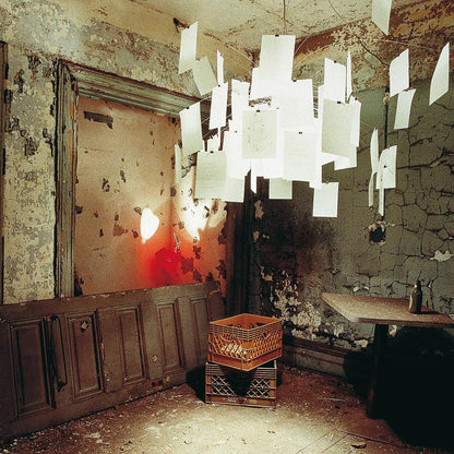 Elegant Paper Chandelier - Lightweight, Eco-Friendly Design, Easy to H