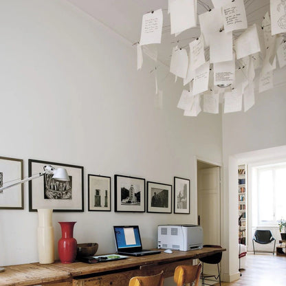 Elegant Paper Chandelier - Lightweight, Eco-Friendly Design, Easy to H