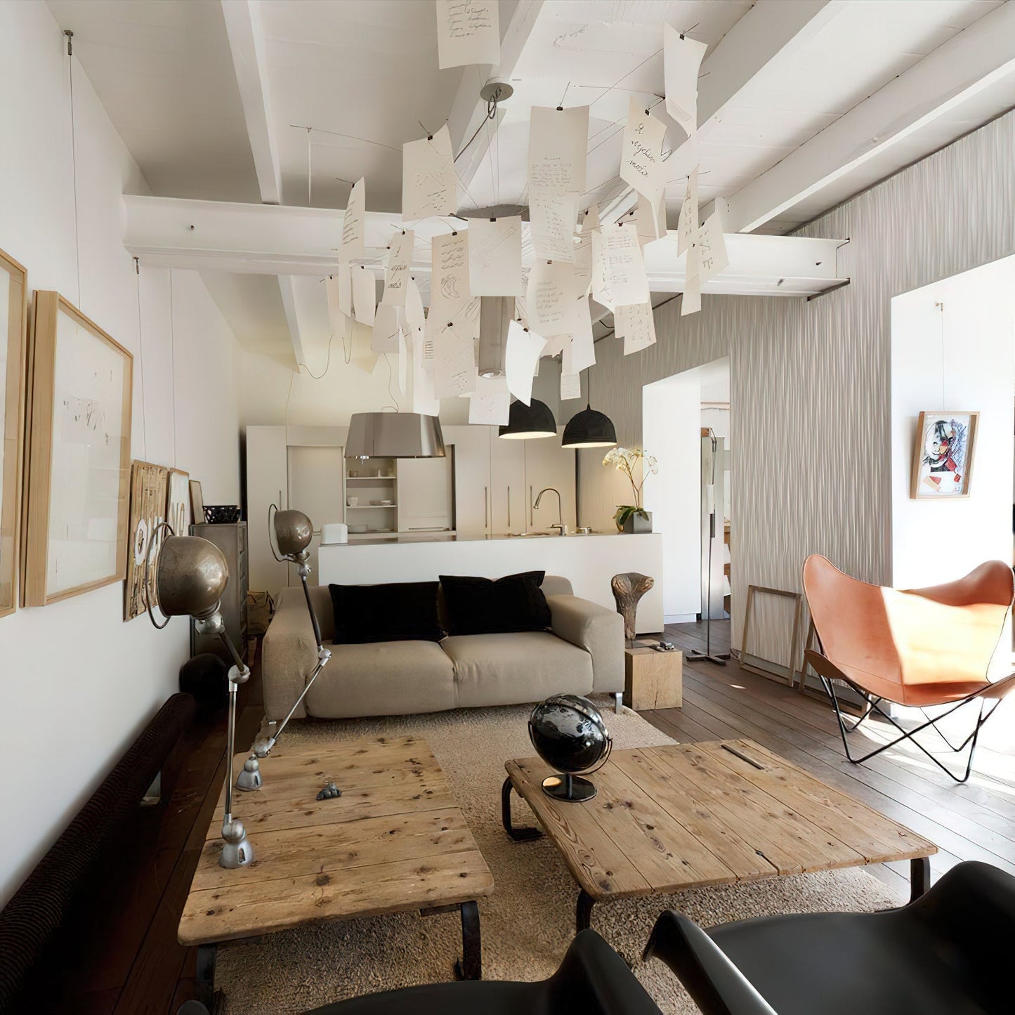 Elegant Paper Chandelier - Lightweight, Eco-Friendly Design, Easy to H