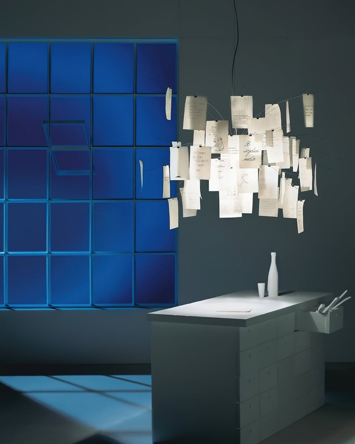 Elegant Paper Chandelier - Lightweight, Eco-Friendly Design, Easy to H