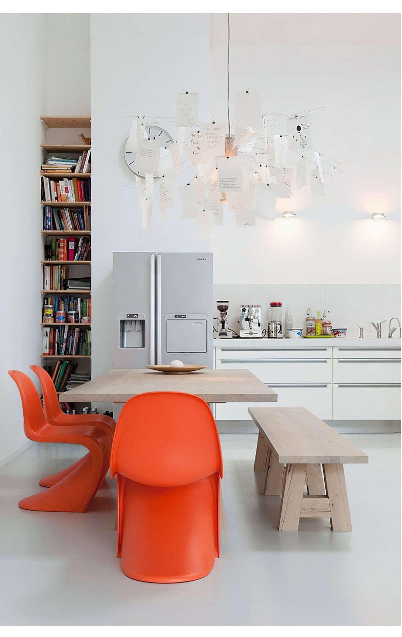 Elegant Paper Chandelier - Lightweight, Eco-Friendly Design, Easy to H