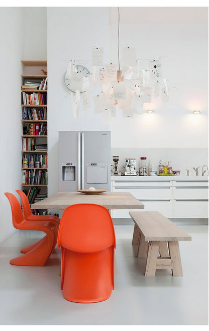 Elegant Paper Chandelier - Lightweight, Eco-Friendly Design, Easy to H