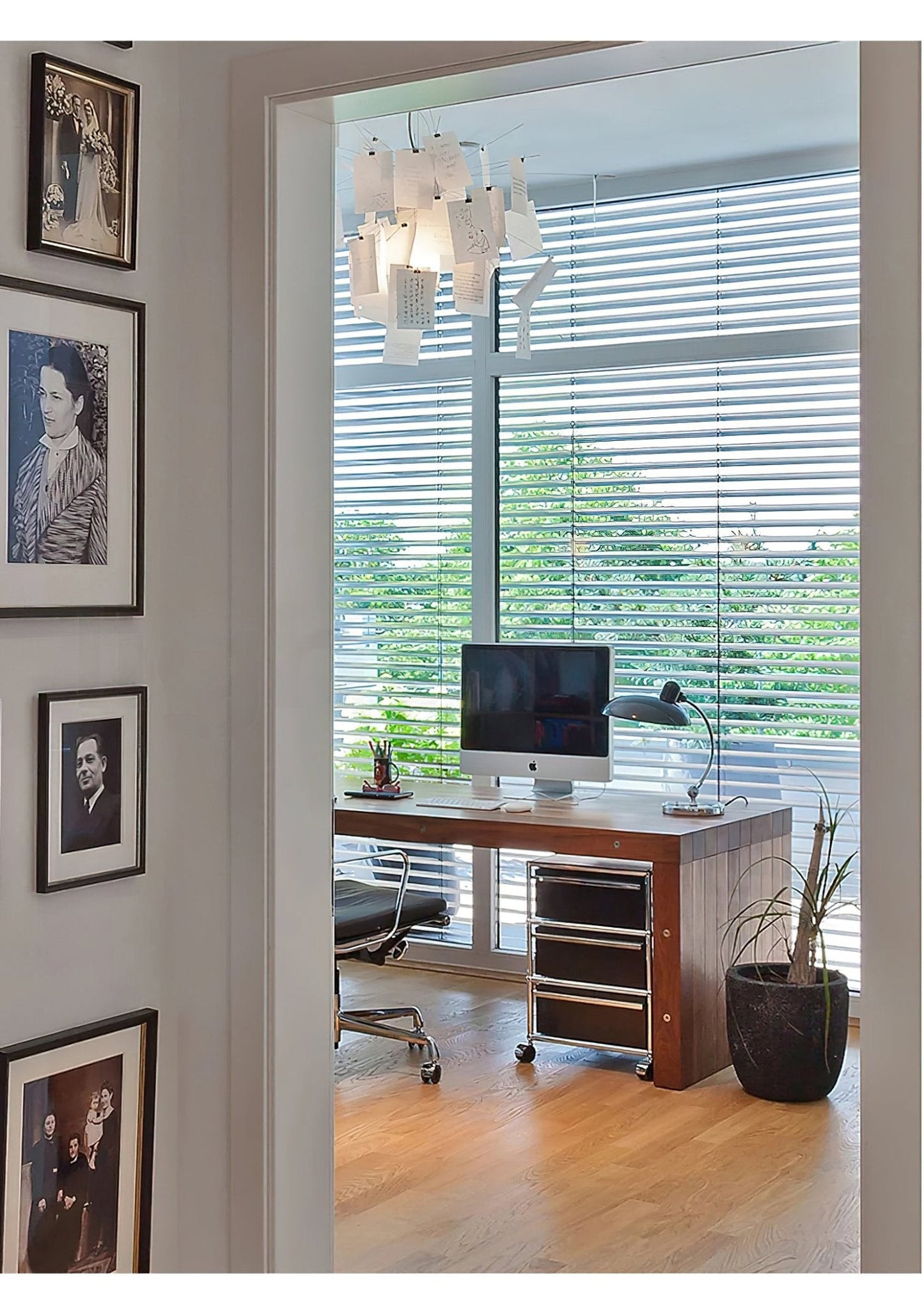 Elegant Paper Chandelier - Lightweight, Eco-Friendly Design, Easy to H