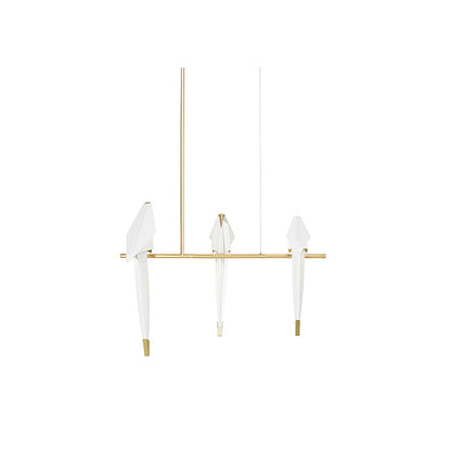 Elegant Paper Crane LED Chandelier with Adjustable Brightness & Unique