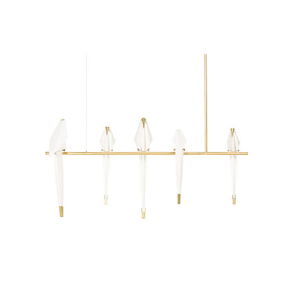 Elegant Paper Crane LED Chandelier with Adjustable Brightness & Unique