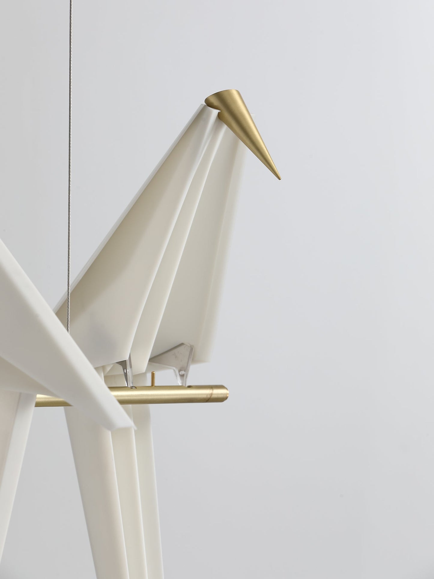 Elegant Paper Crane LED Chandelier with Adjustable Brightness & Unique