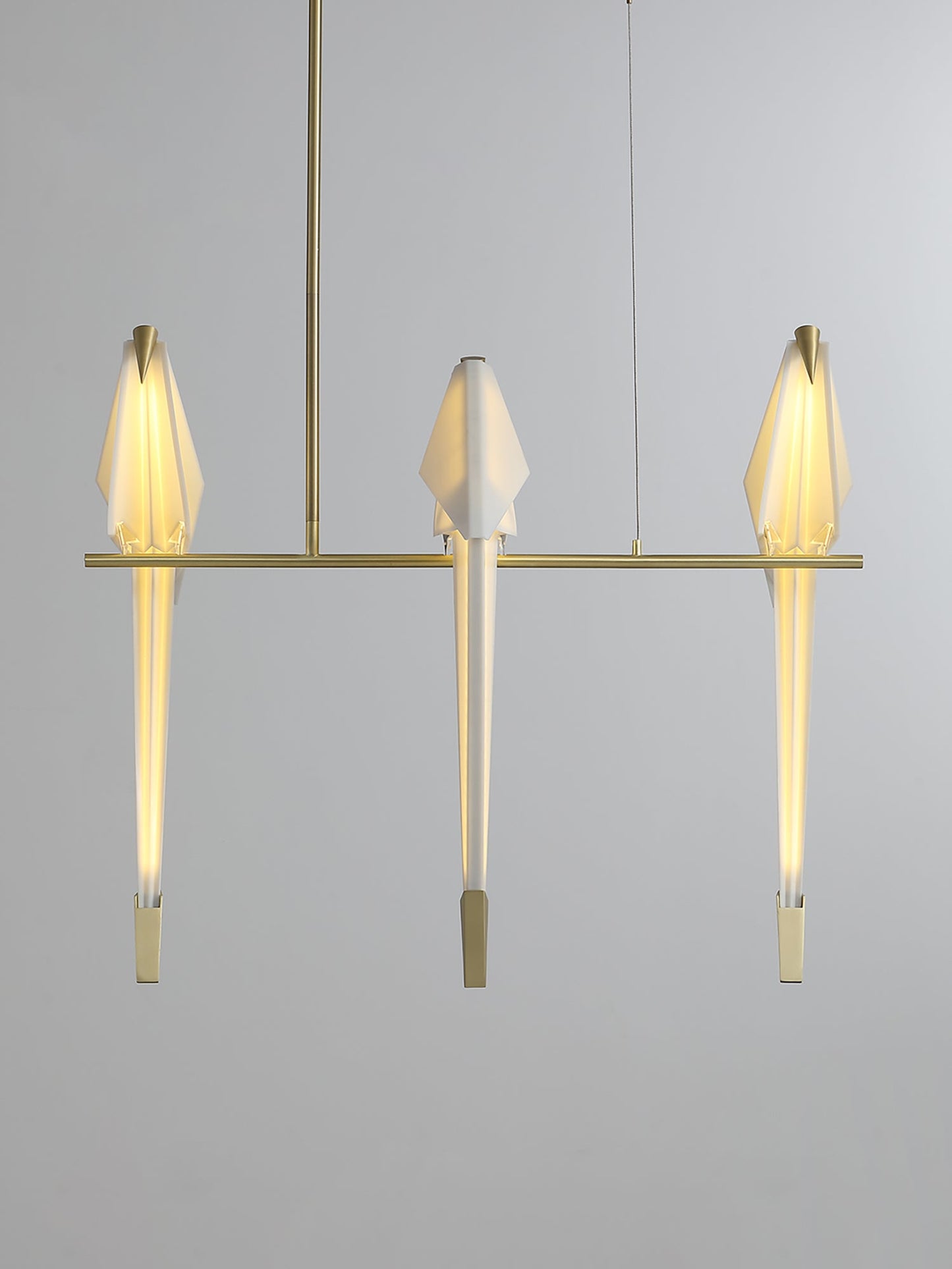 Elegant Paper Crane LED Chandelier with Adjustable Brightness & Unique