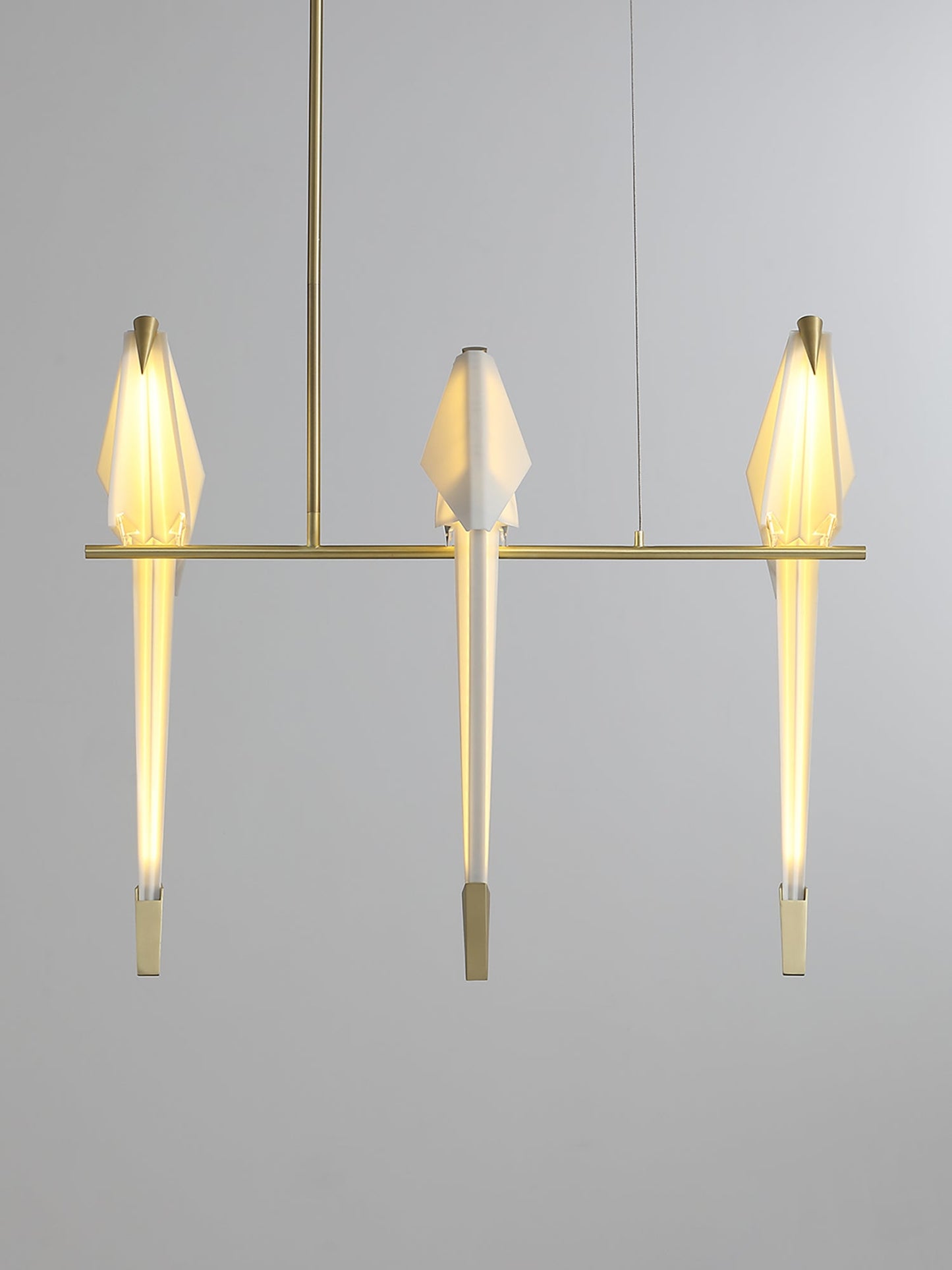 Elegant Paper Crane LED Chandelier with Adjustable Brightness & Unique