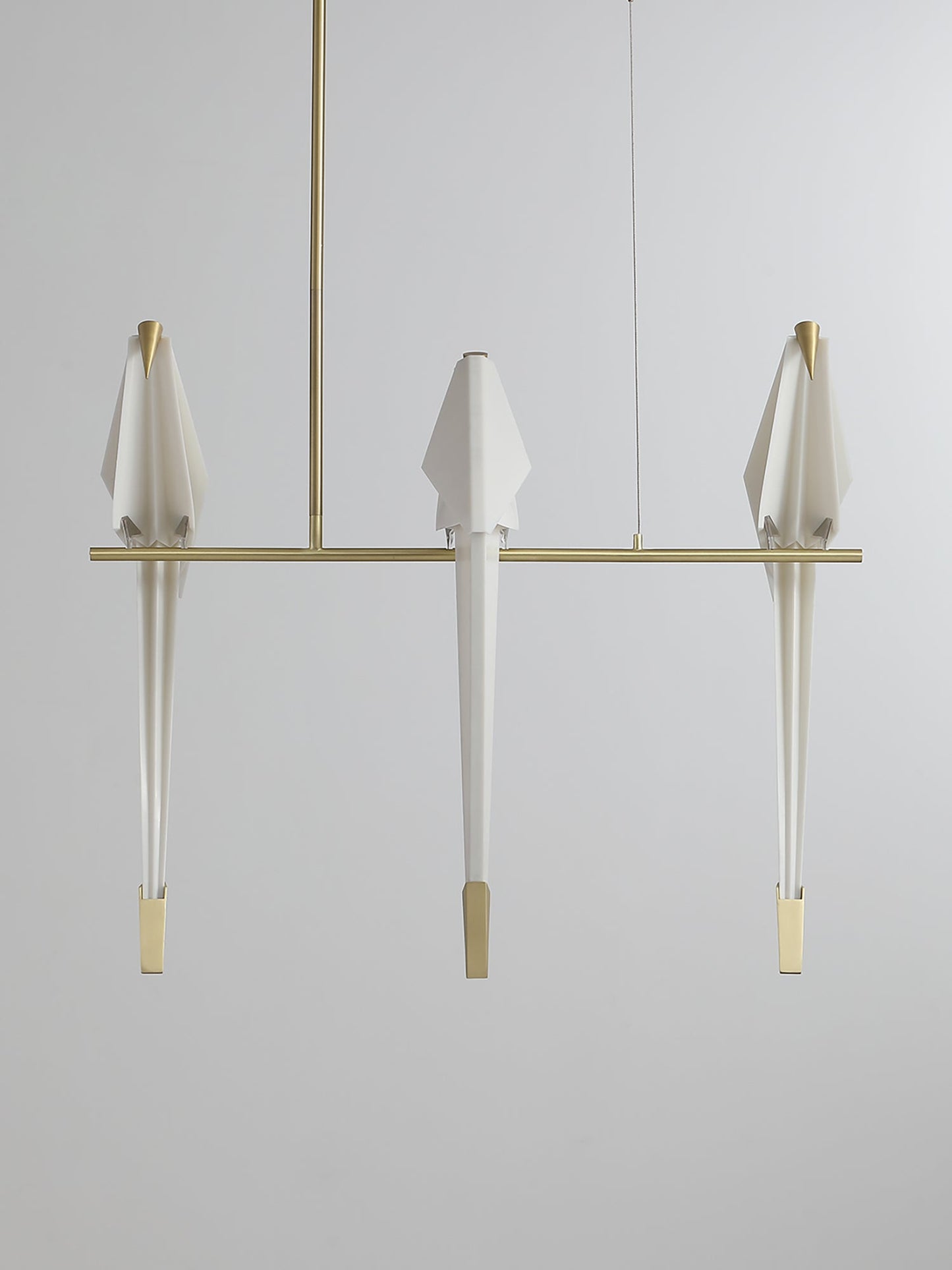 Elegant Paper Crane LED Chandelier with Adjustable Brightness & Unique