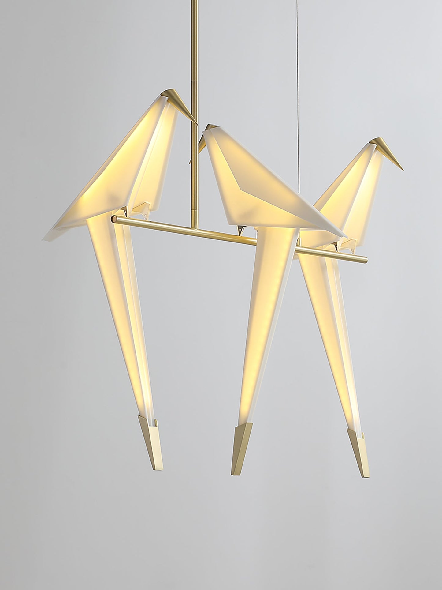 Elegant Paper Crane LED Chandelier with Adjustable Brightness & Unique