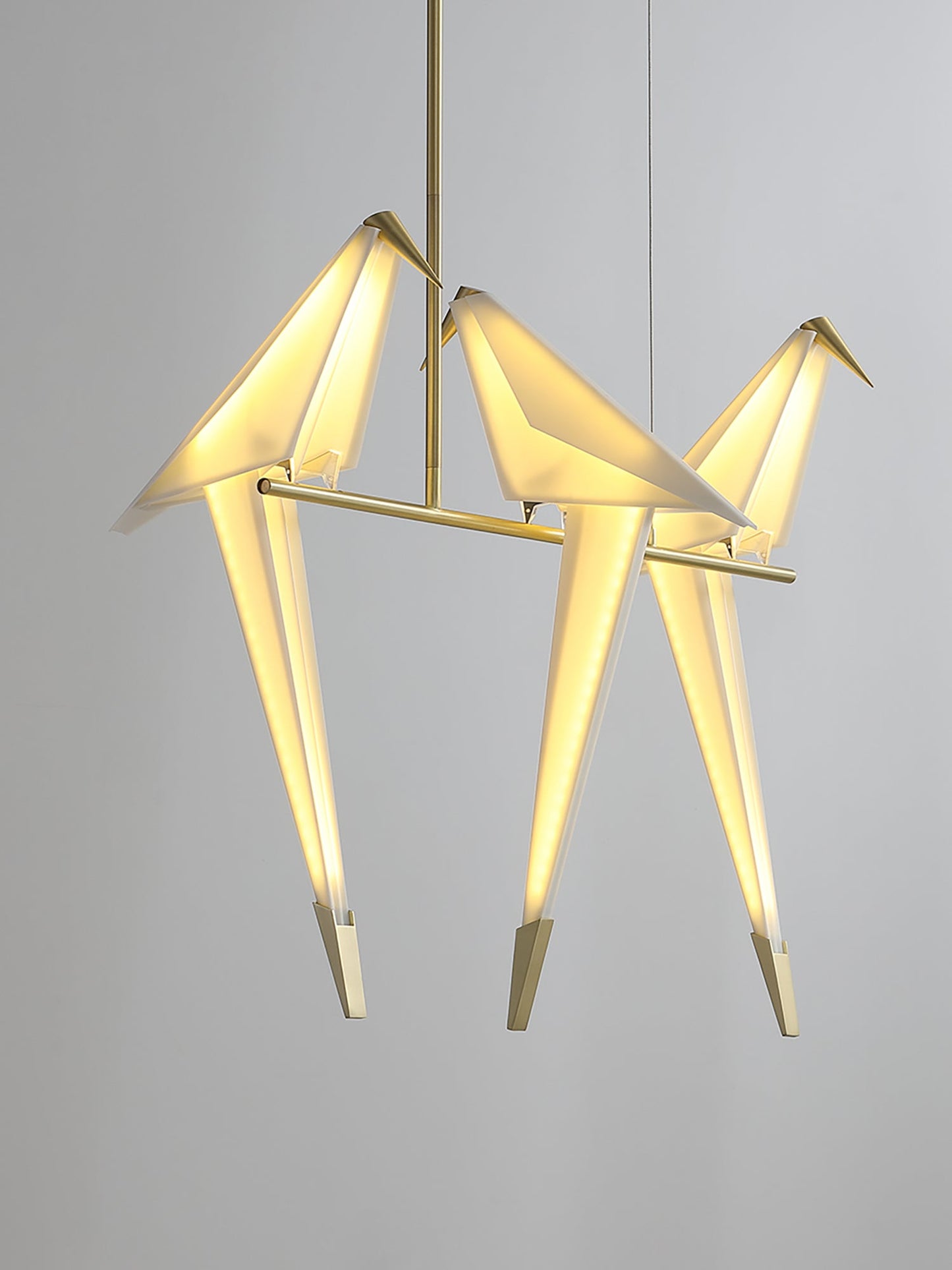 Elegant Paper Crane LED Chandelier with Adjustable Brightness & Unique