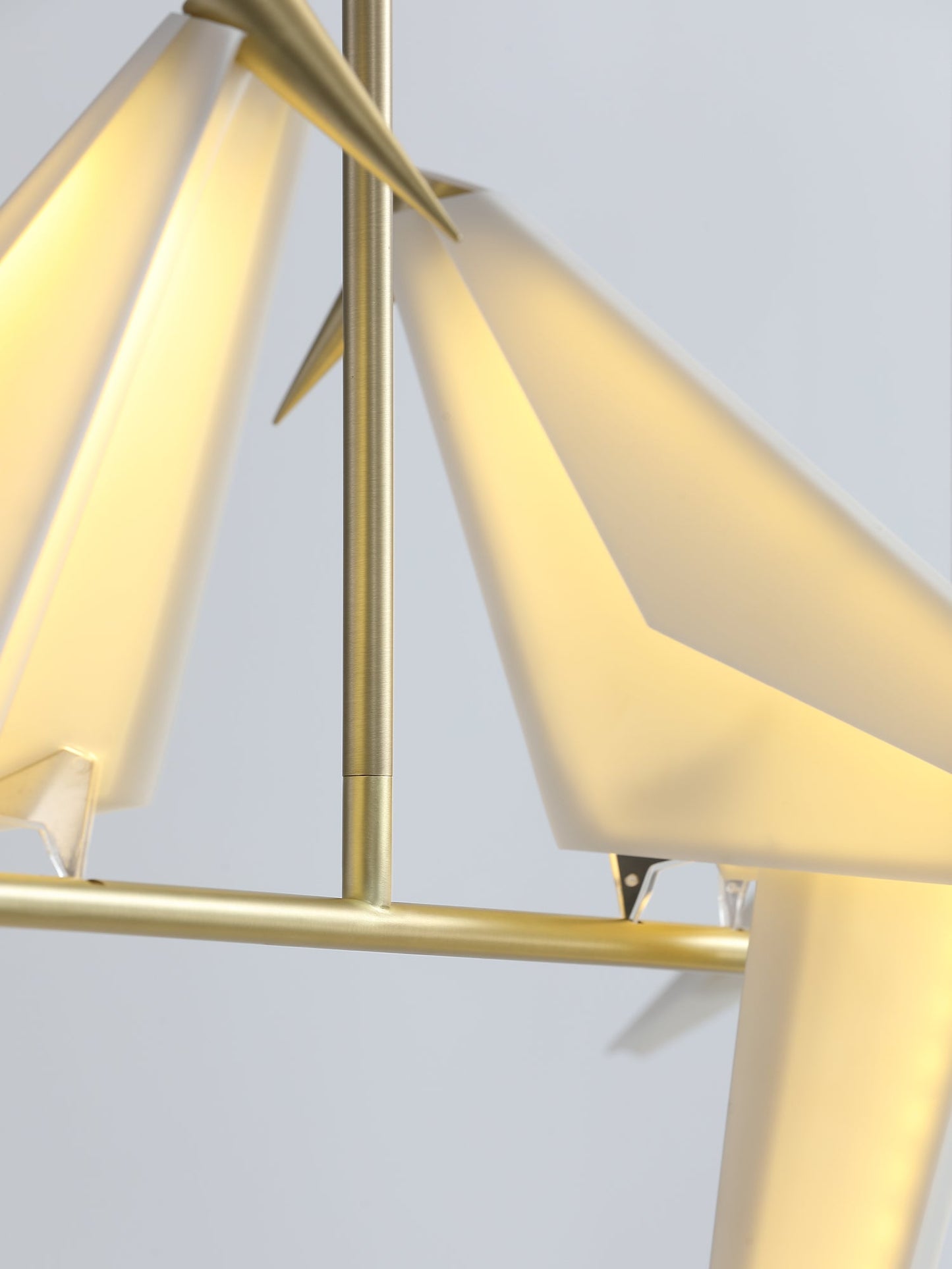 Elegant Paper Crane LED Chandelier with Adjustable Brightness & Unique