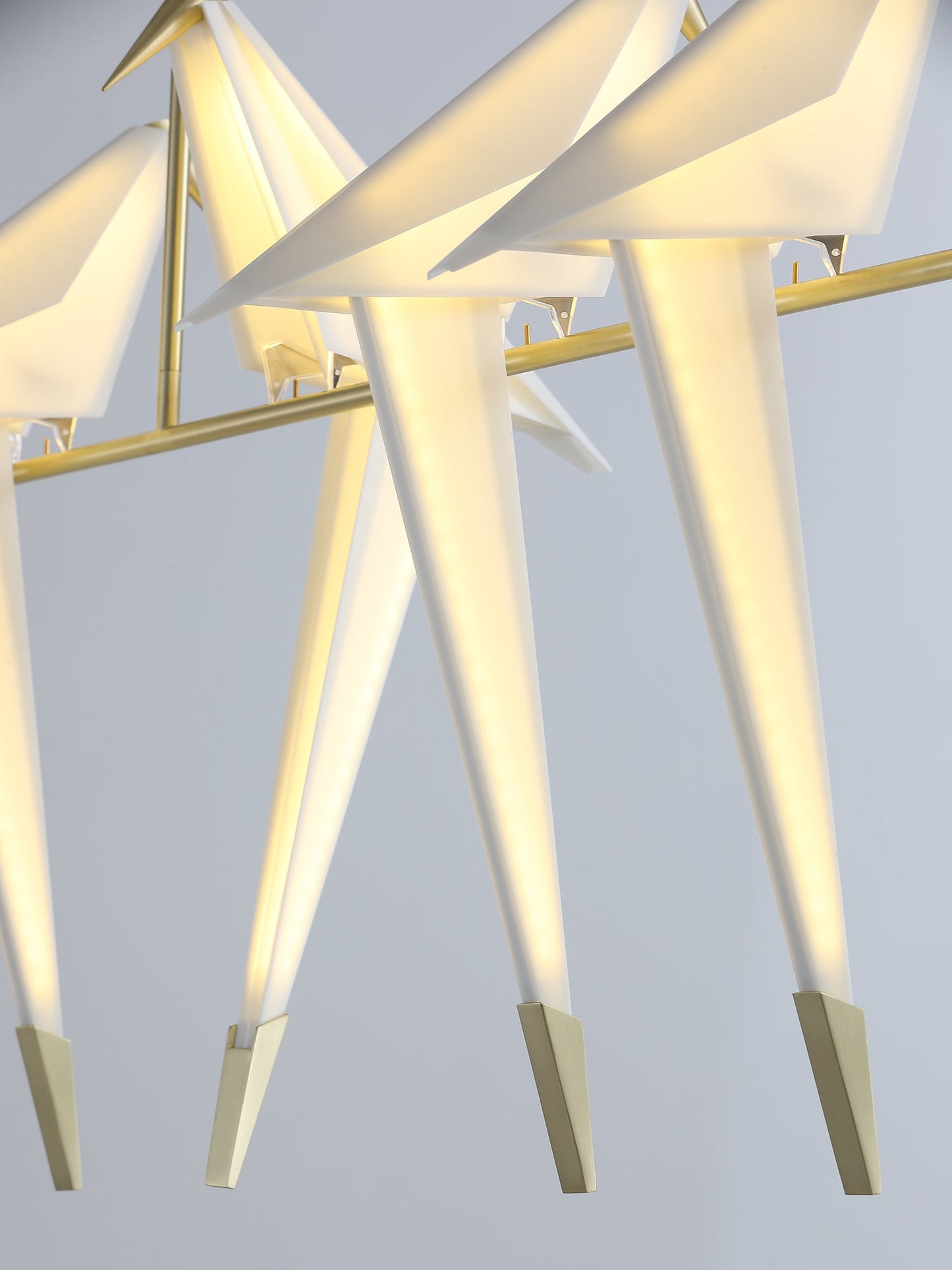 Elegant Paper Crane LED Chandelier with Adjustable Brightness & Unique